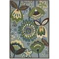 Nourison Fantasy Area Rug Collection Aqua 3 Ft 6 In. X 5 Ft 6 In. Rectangle 99446115812
